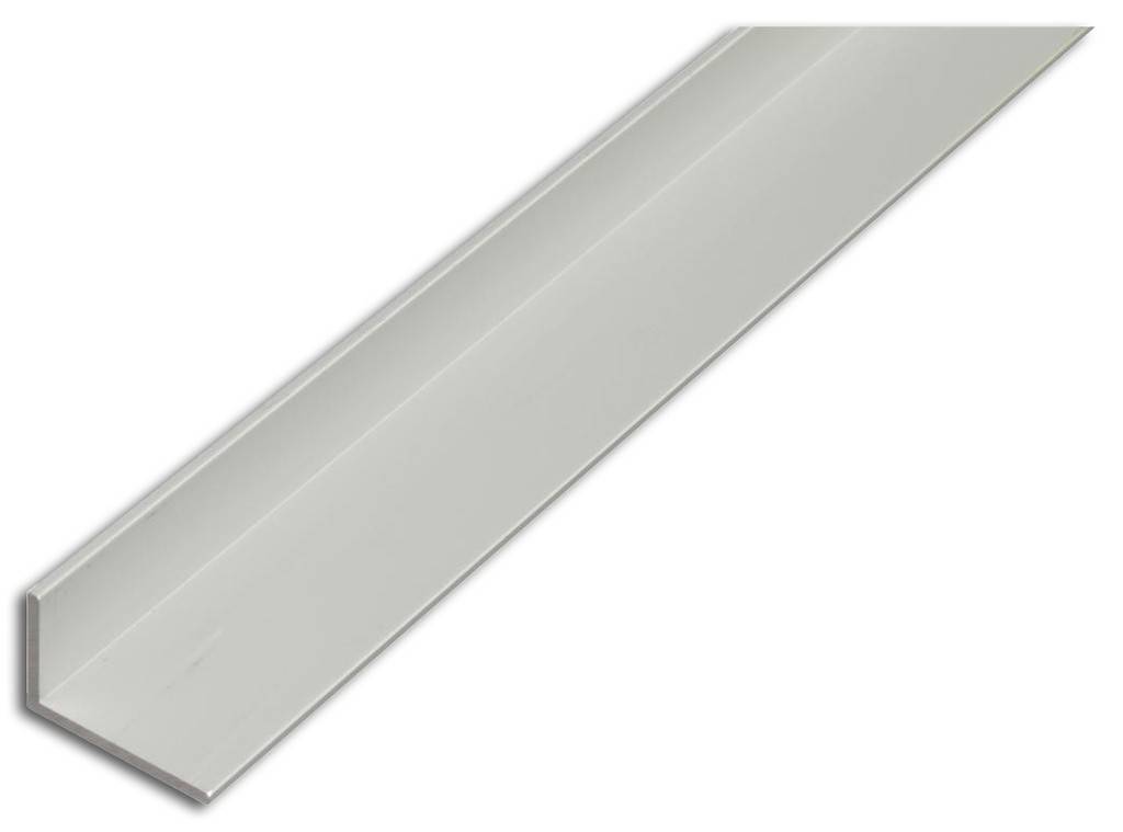 Aluminium-WinkelprofilUngleichschenkligSilberfarbig eloxiert