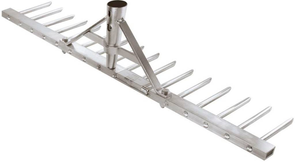 IDEAL AluminiumrechenMit konischer DülleLieferung Ohne Stiel.