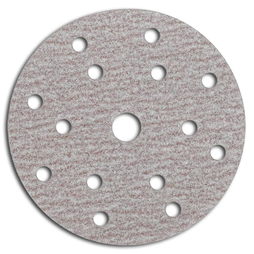Klett-Schleifscheibe PRO A275KorundNo-Fil-Beschichtung verhindert vorzeitiges Zusetzen für eine höhere ScheibenstandzeitFiberverstärkte Latex-Papie