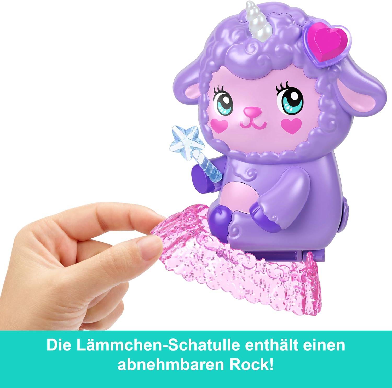 Polly Pocket Puppen Spielset Traumland-Schatulle Lammform 4+ JCB15