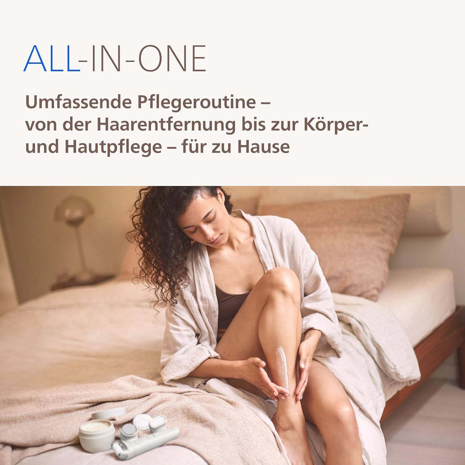 Philips Beauty Set All-In-One Körper Gesicht Bikinizone Nass Trocken BRE749/00