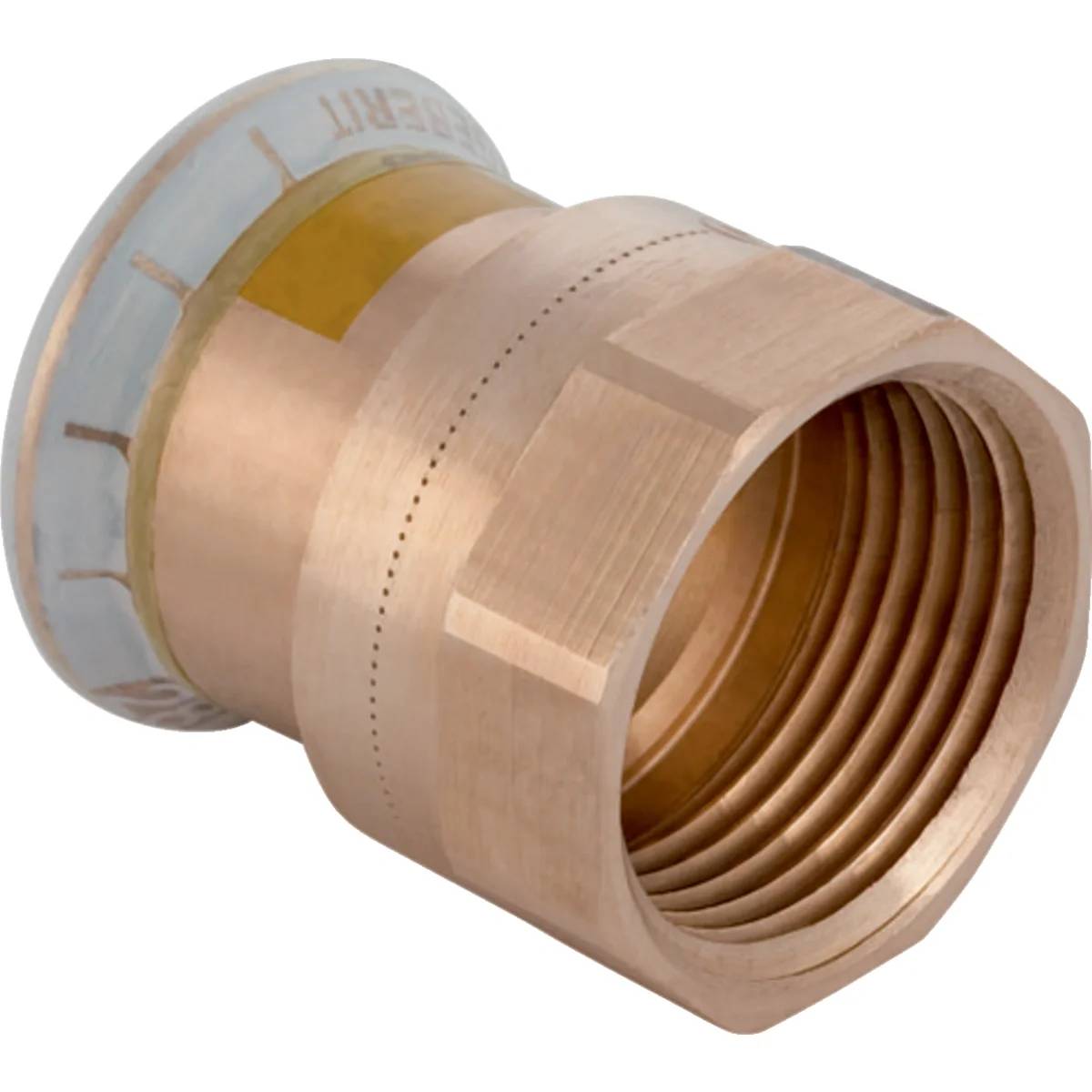 Geberit Gas-Übergang Mapress Kupfer Gas, Ø28mm x Rp1", Press x Innengewinde, 1 Stk.