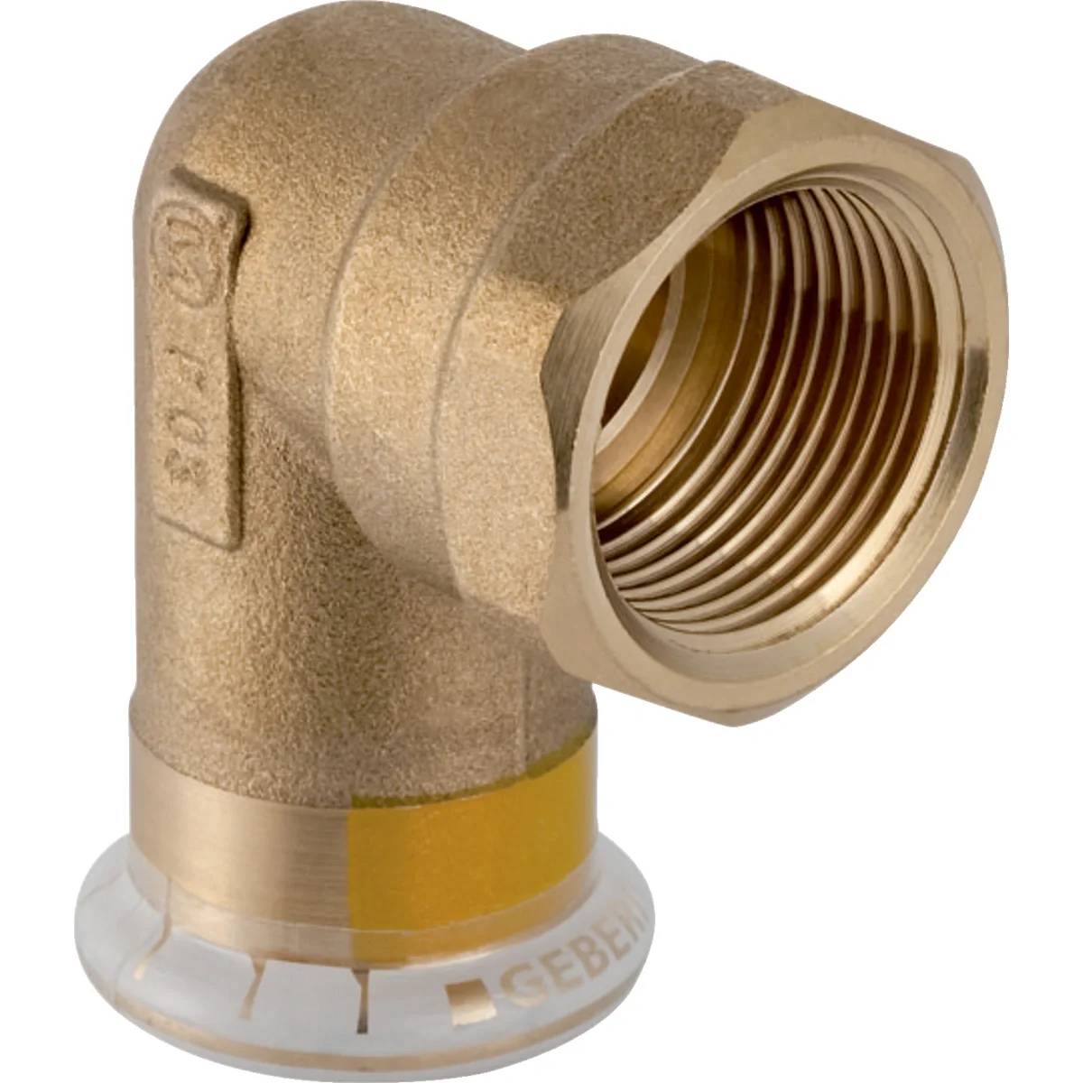 Geberit Gas-Übergangswinkel Mapress Kupfer Gas, 90°, Ø22mm x Rp3/4", Press, 1 Stk.