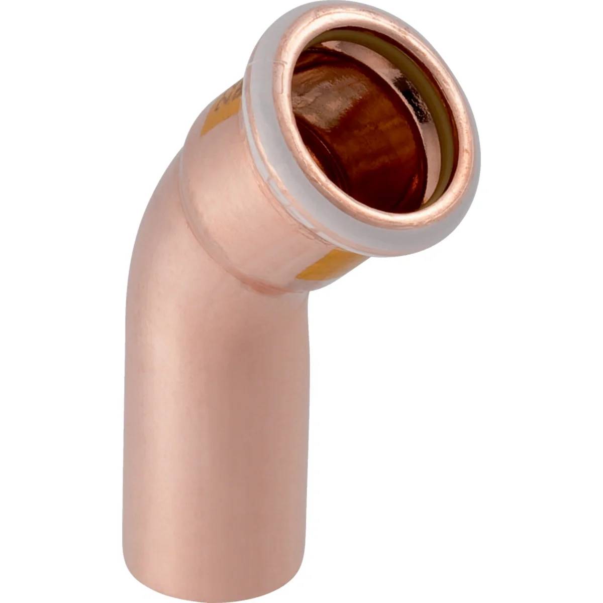 Geberit Gas-Bogen Mapress Kupfer Gas, 45°, Ø28mm, mit Einschubende, Press, 1 Stk.