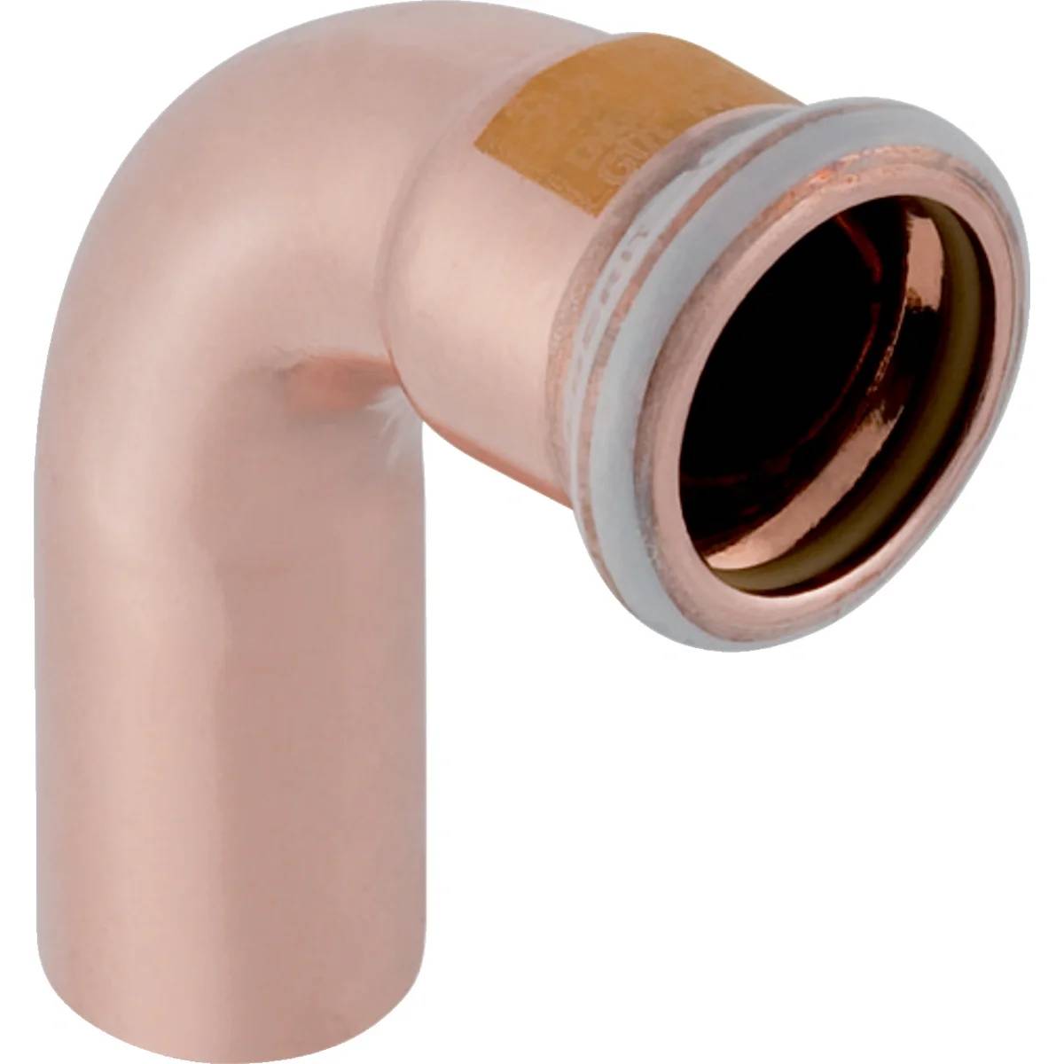 Geberit Gas-Bogen Mapress Kupfer Gas, 90°, Ø28mm, mit Einschubende, Press, 1 Stk.