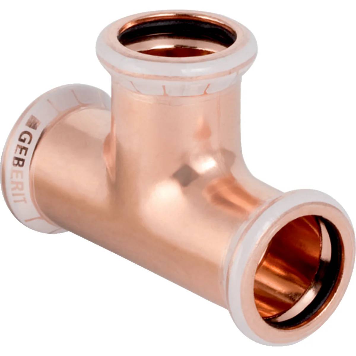 Geberit Press-T-Stück, Mapress Kupfer, egal, Ø12mm, Kupfer, Pressmuffen, 1 Stk.