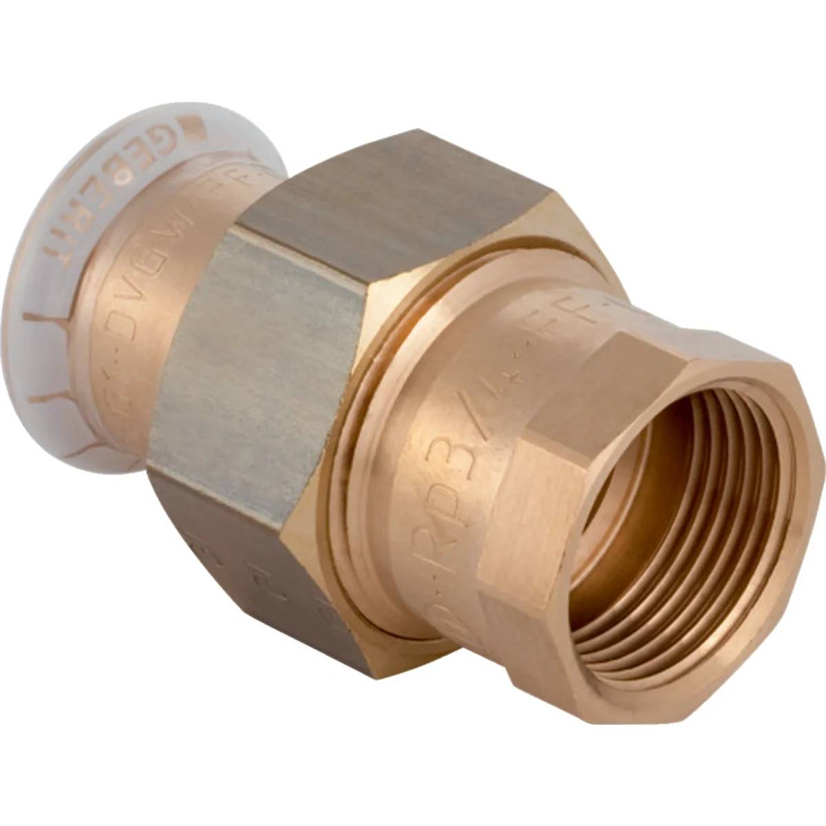 Geberit Übergangsverschraubung, Mapress Kupfer, Ø35mm × Rp1 1/4", Innengewinde, Kupfer, 5 Stk.