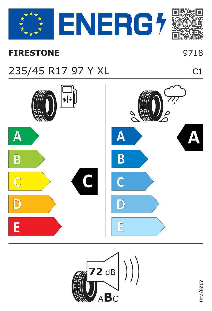 FIRESTONE Sommerreifen 235/45 R17 TL 97Y ROADHAWK XL