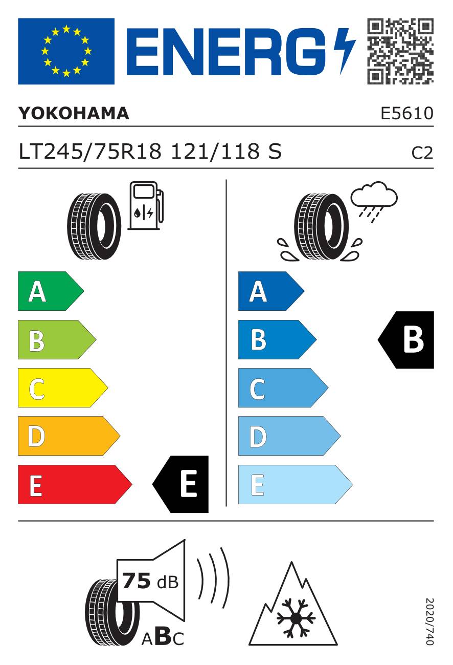 YOKOHAMA Ganzjahresreifen 245/75 R18 TL 121/118S GEOLANDAR A/T4 G018 OWL M+S 3PMSF