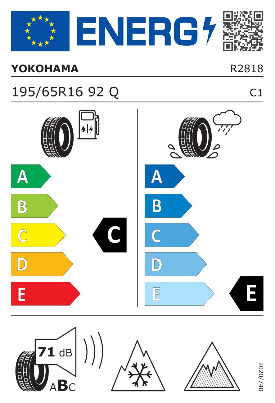 YOKOHAMA Winterreifen 195/65 R16 TL 92Q ICEGUARD IG60 NORDIC COMPOUND BSW M+S 3PMSF