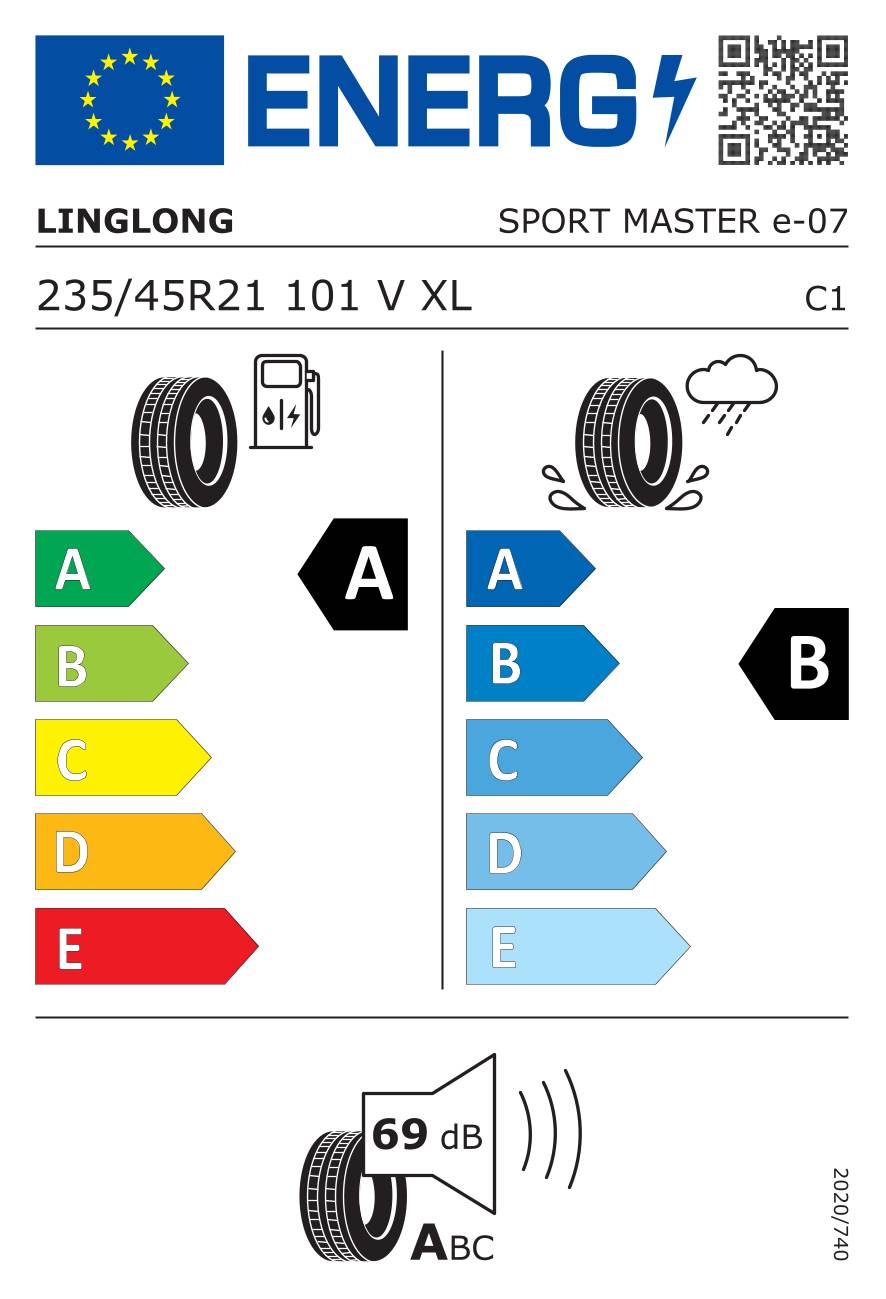 LINGLONG Sommerreifen 235/45 R21 TL 101V SPORT MASTER E XL MFS BSW