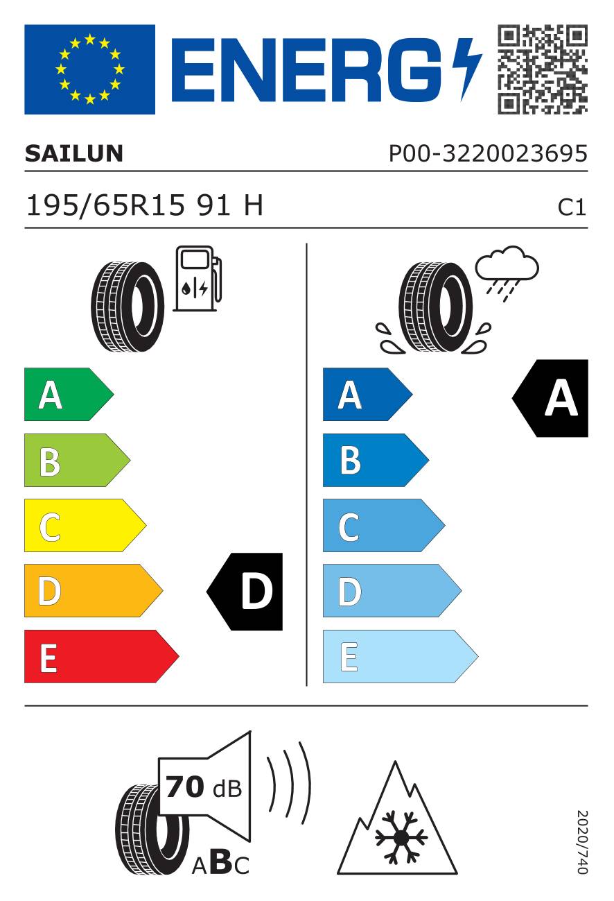 SAILUN Ganzjahresreifen 195/65 R15 TL 91H ATREZZO 4 SEASONS ULTRA