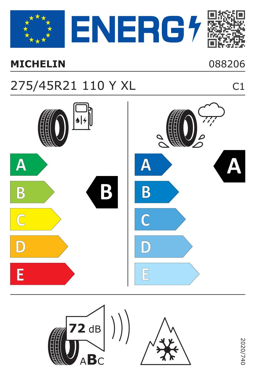 Michelin CrossClimate 3 Sport ( 275/45 R21 110Y XL EV Suitable )