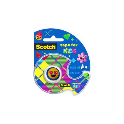 Scotch Klebefilm Kids, 19 mm x 15 m, unsichtbar, matt