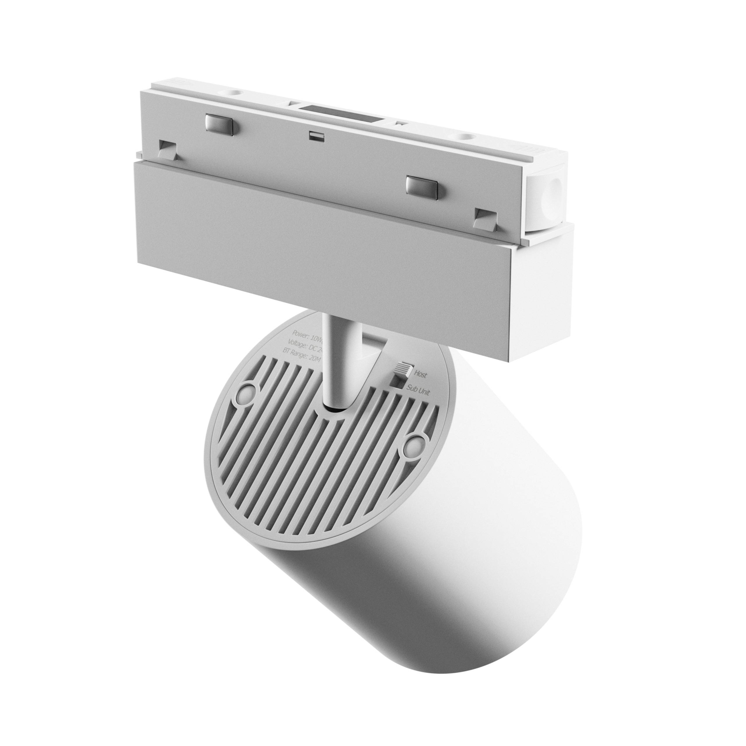 Speaker Bluetooth Lautsprecherbox LED Stromschienenstrahler 48V 10W Weiß