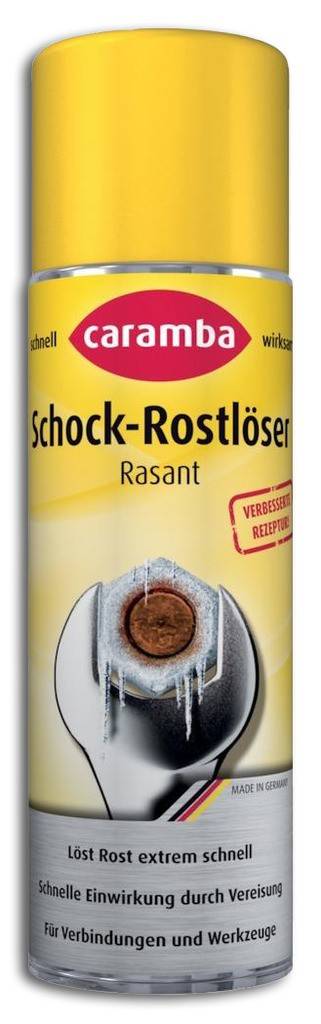 Schock-Rostlöser RasantProduktbeschreibung Zum schnellen und einfachen Rostlösen von alten und festgerosteten Schrauben und Werkzeugen Löst s