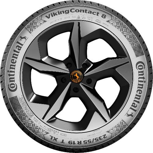 CONTINENTAL Winterreifen 225/45 R19 TL 96T VIKINGCONTACT 8 XL FR EVc NORDIC COMPOUND BSW M+S 3PMSF