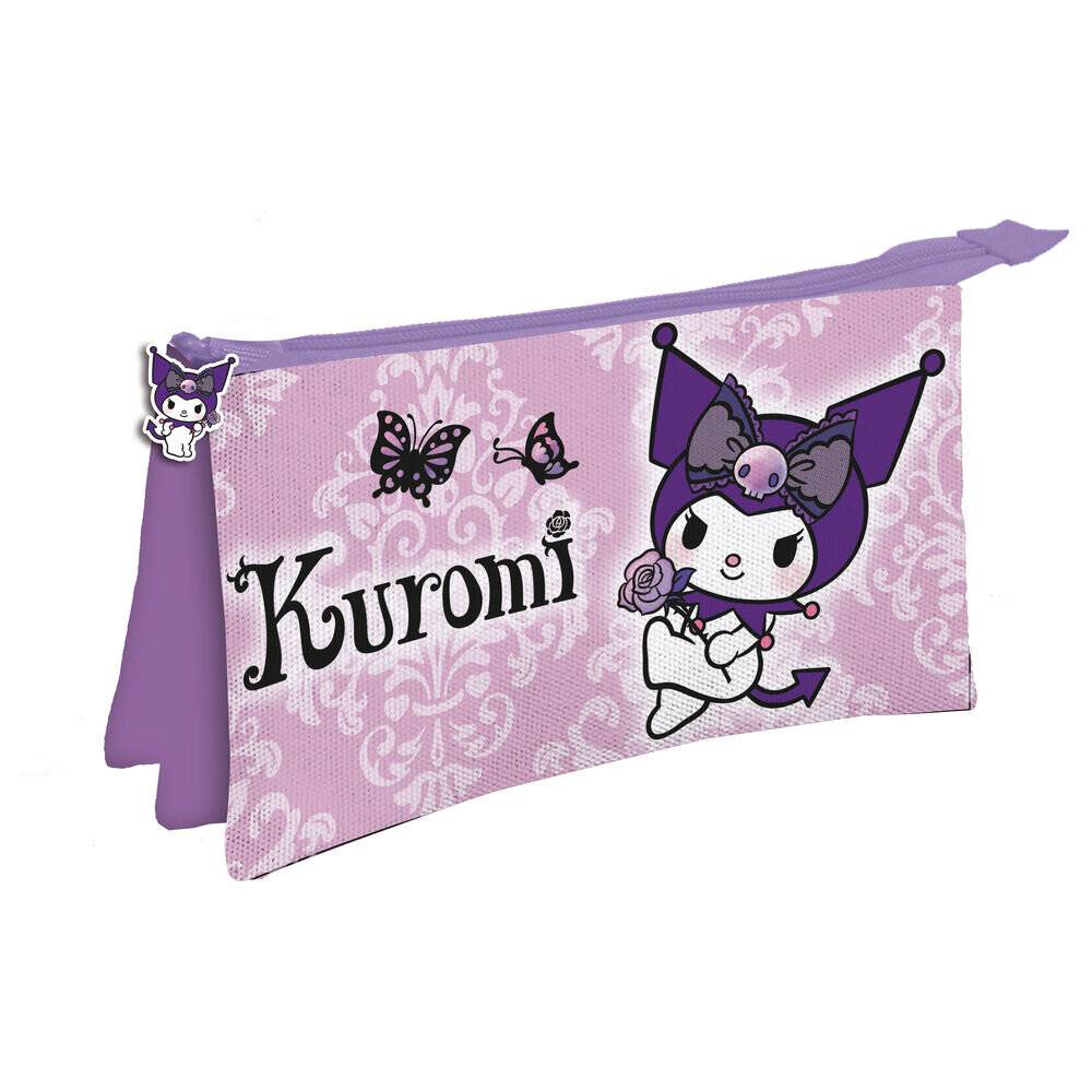 Hello Kitty Kuromi Dreifach-Federmä ppchen, lila