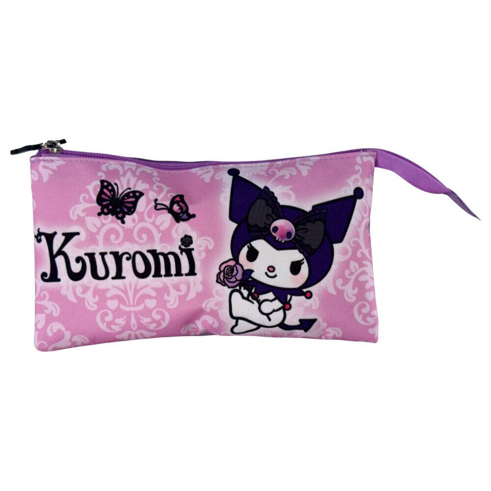 Hello Kitty Kuromi Dreifach-Federmä ppchen, lila