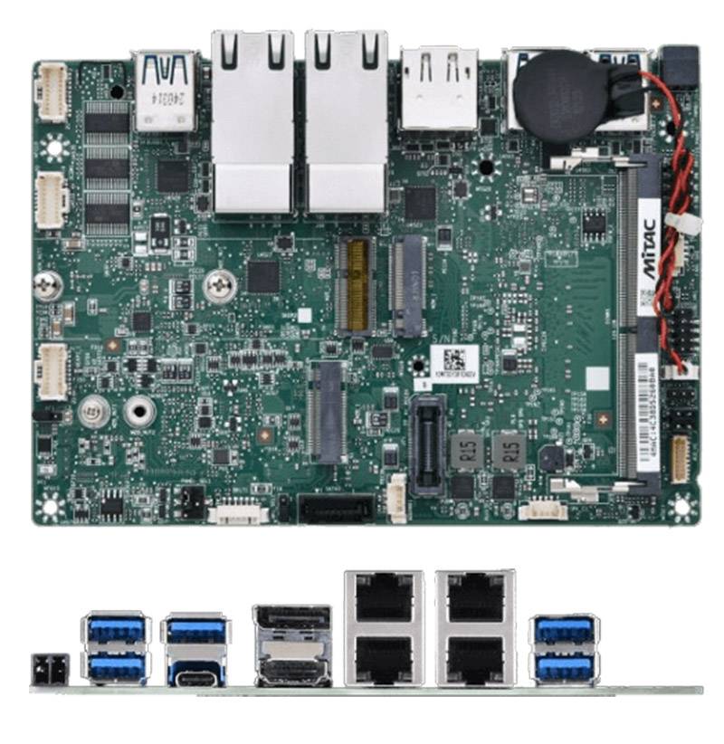 Mitac PD10MTS-125U 3.5-SBC (Intel Core Ultra 5 125U, 4x i226-LM LAN, 8-26VDC) [LÜFTERLOS]