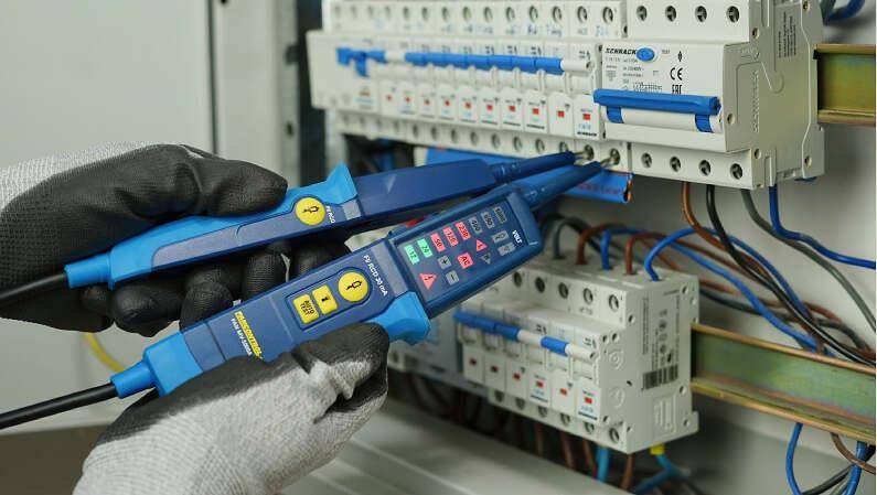 Pancontrol MV-1000A, Spannungs- & Durchgangsprüfer mit LED-Anzeige, 12-1000V, FI-Test