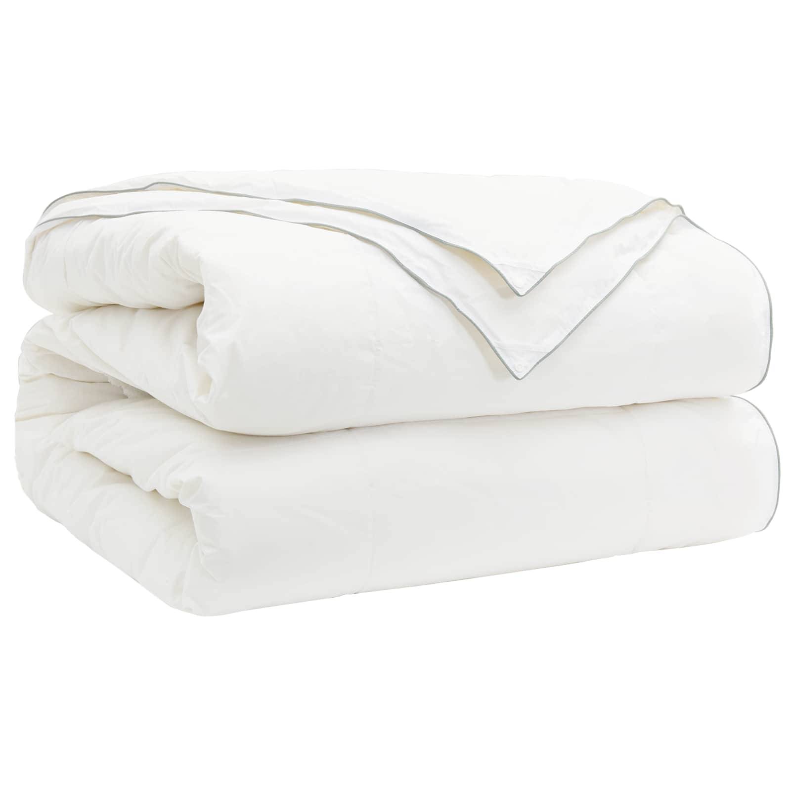 vidaXL Bettdecke und Kissen Set 2 pcs 135x200 cm 4 Jahreszeiten Wolle