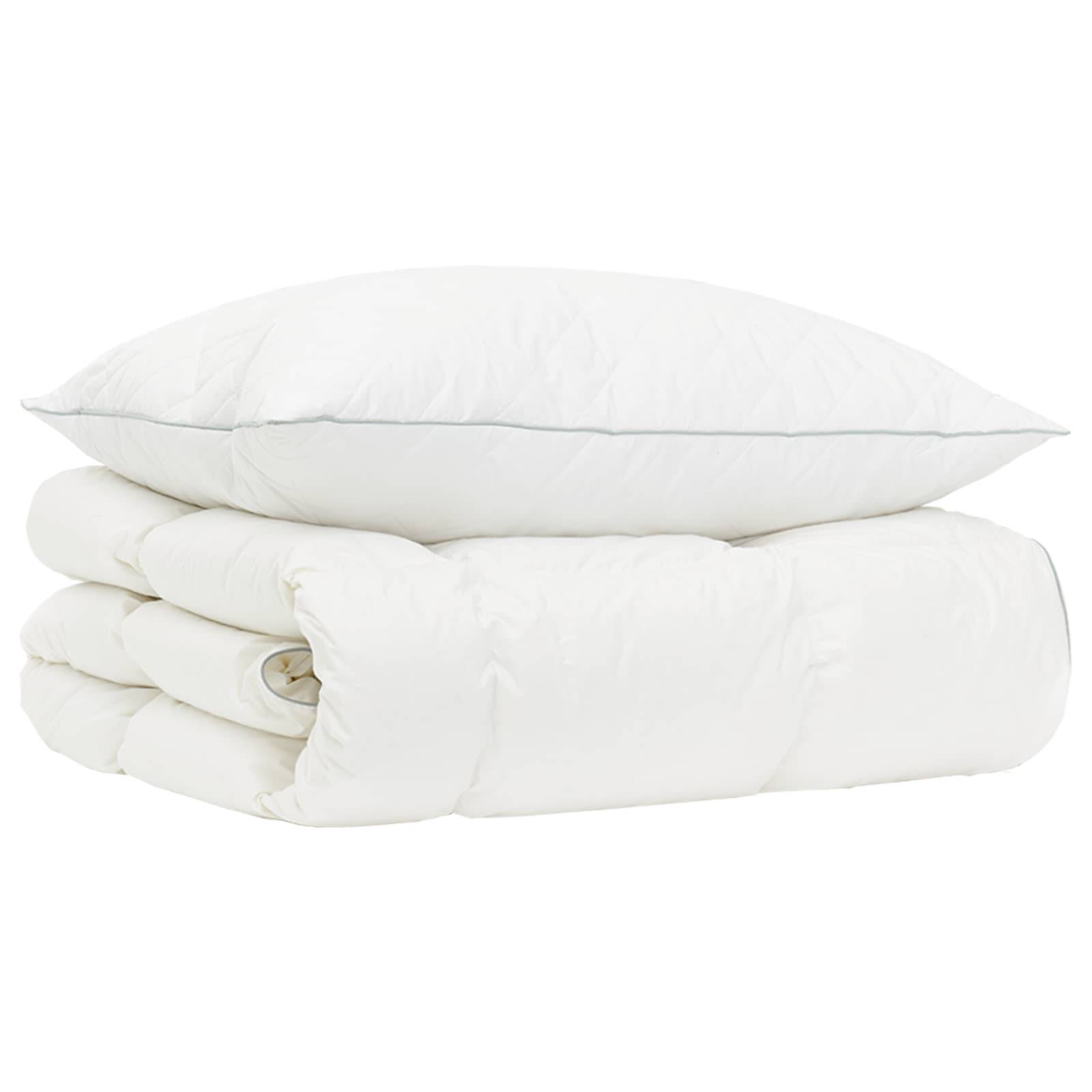 vidaXL Gänsedaunen-Bettdecken-Set 90% FULDA 2 pcs 152 x 203 cm Winter