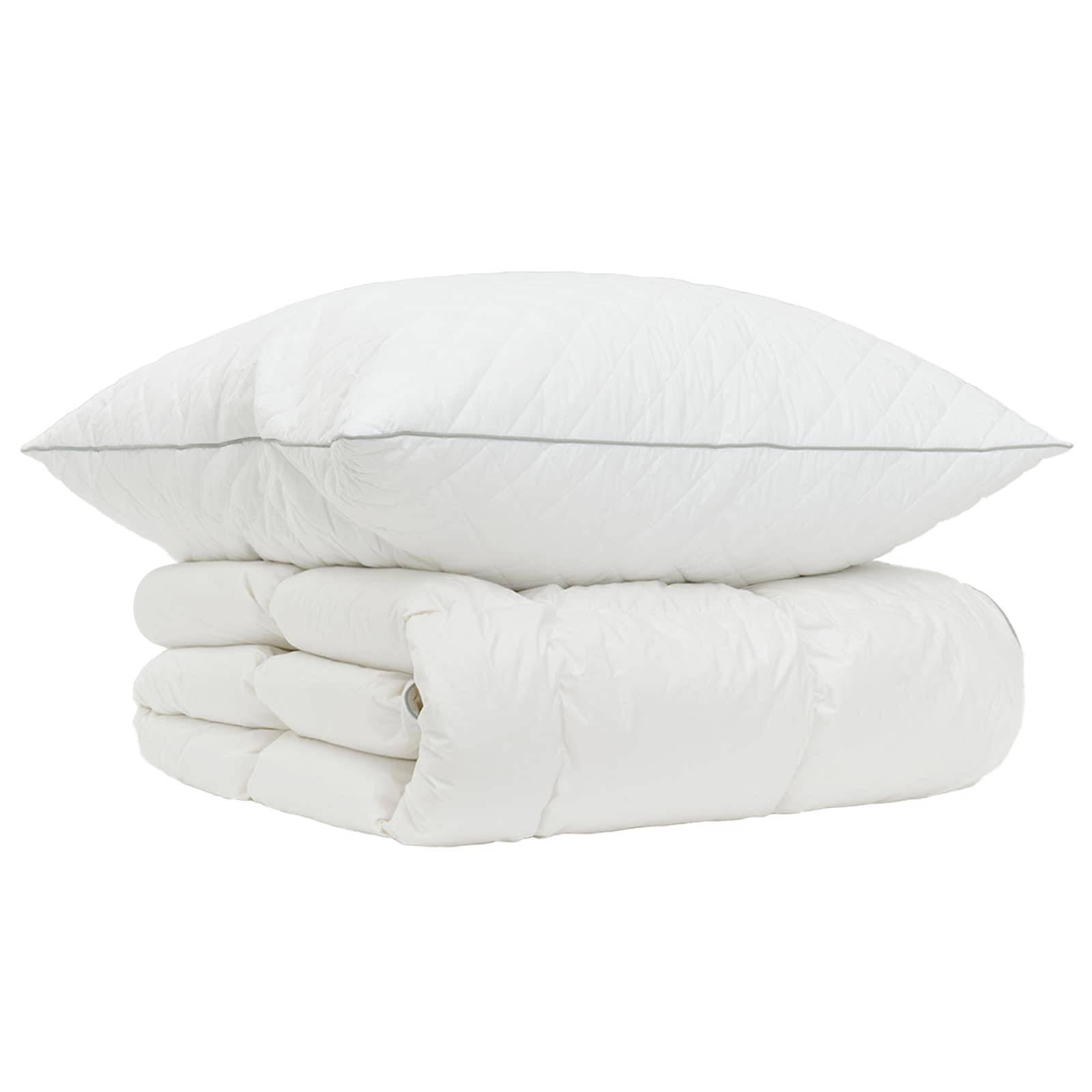 vidaXL Gänsedaunen-Bettdecken-Set 90% FULDA 2 pcs 155 x 200 cm 210 GSM