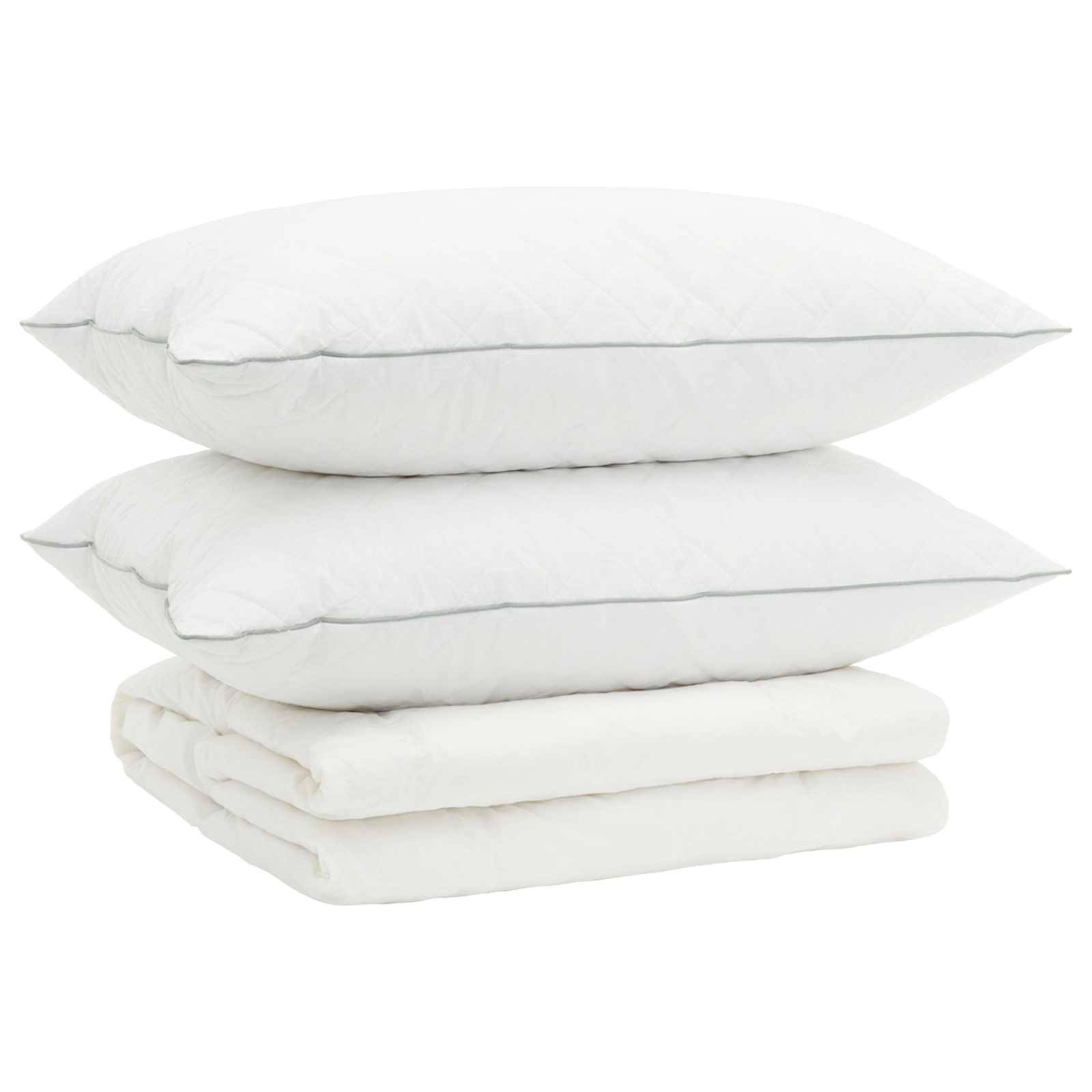 vidaXL Gänsedaunen-Bettdecken-Set 90% FULDA 3 pcs 220 x 240 cm Sommer