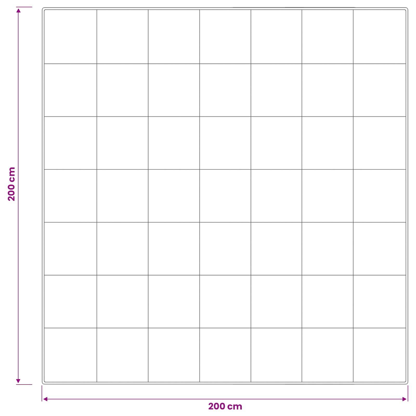 vidaXL Gänsedaunen-Bettdecken-Set 90% FULDA 3 pcs 200 x 200 cm Winter