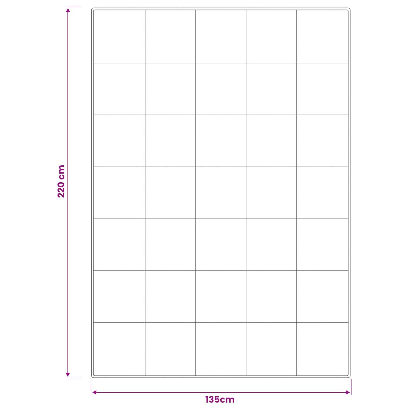 vidaXL Bettdecke FULDA 135 x 220 cm Sommer 100 GSM 90% Gänsedaunen