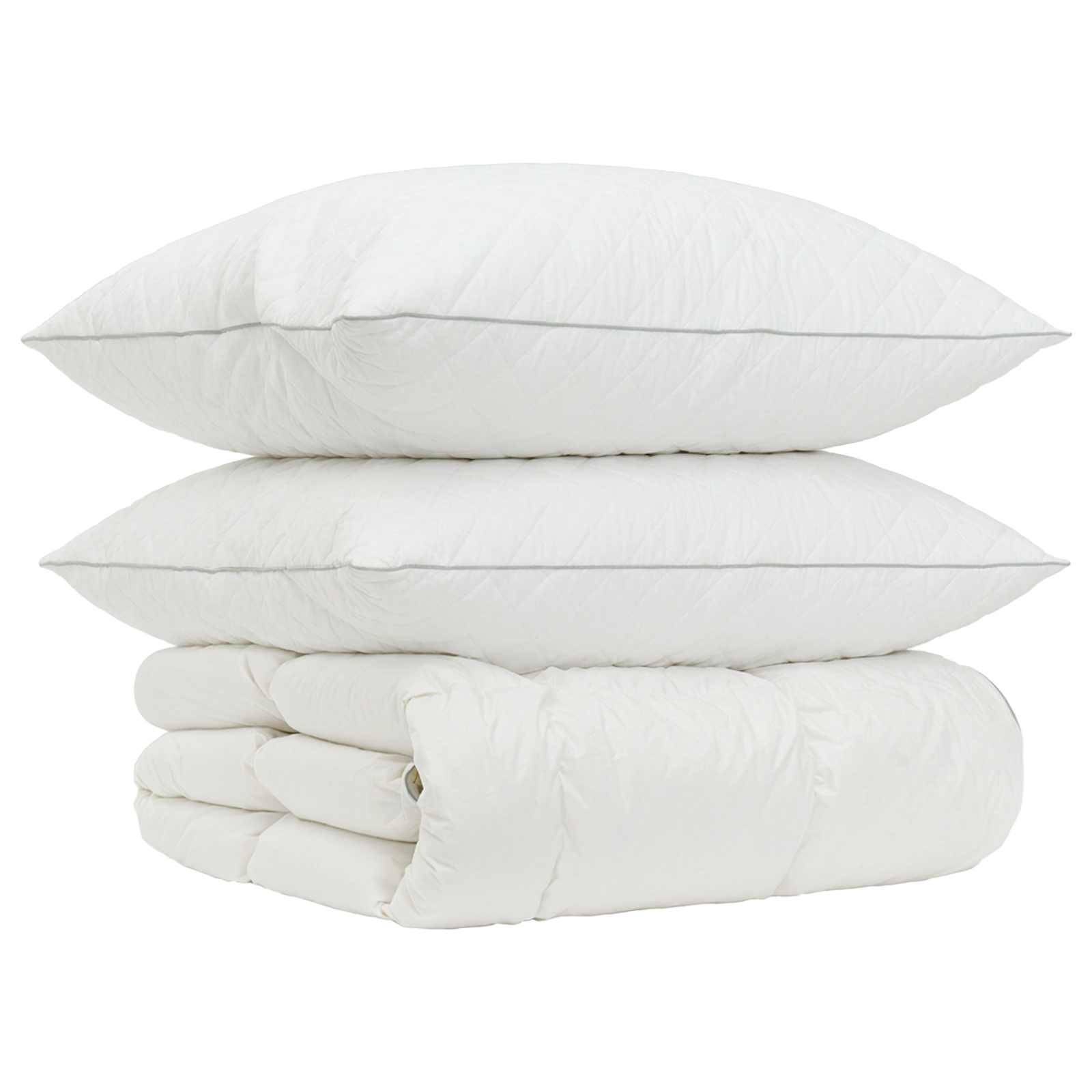 vidaXL Gänsedaunen-Bettdecken-Set 90% FULDA 3 pcs 200 x 200 cm Winter
