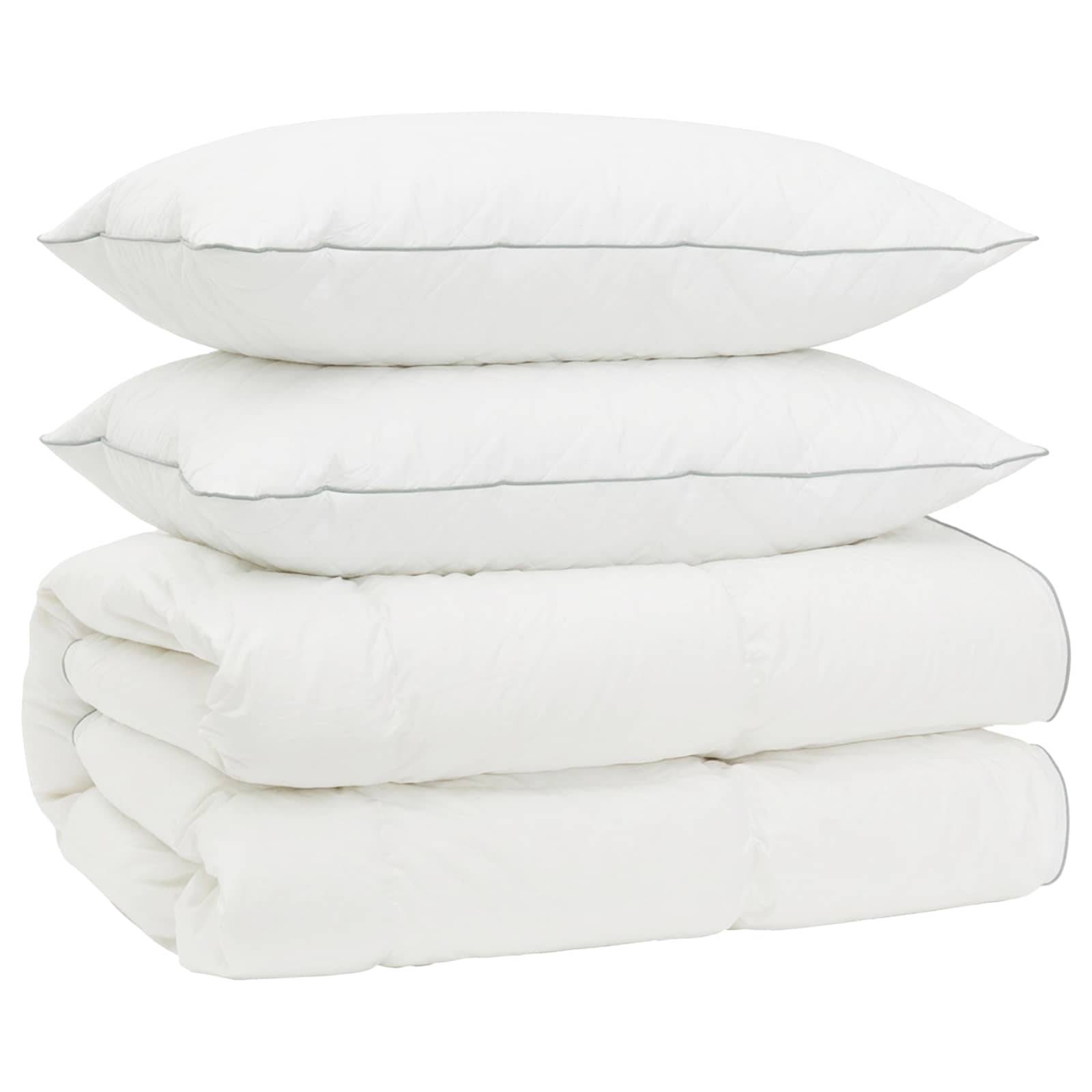 vidaXL Gänsedaunen-Bettdecken-Set 90% FULDA 3 pcs 220 x 260 cm 310 GSM