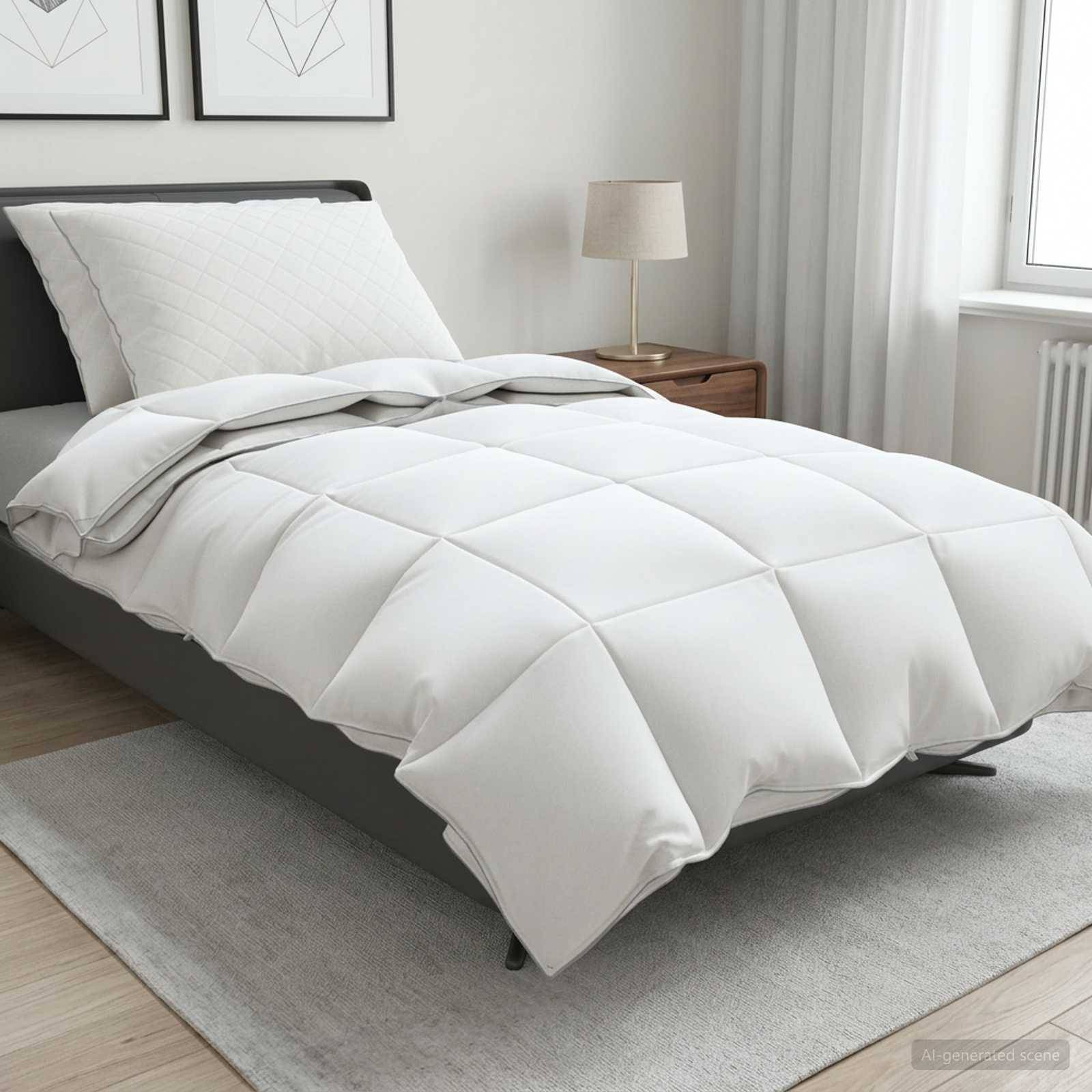 vidaXL Gänsedaunen-Bettdecken-Set 90% FULDA 3 pcs 140 x 220 cm 310 GSM