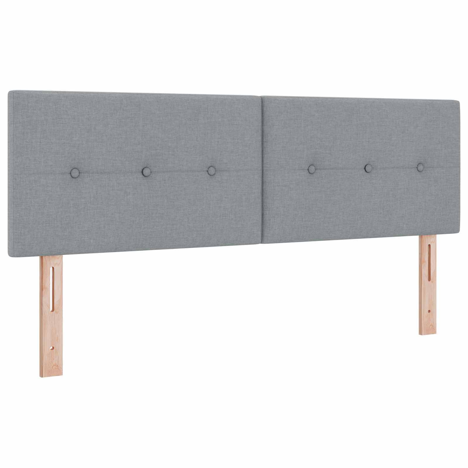vidaXL Aufbewahrungsbett mit Matratze Hellgrau 140 x 200 cm Samt