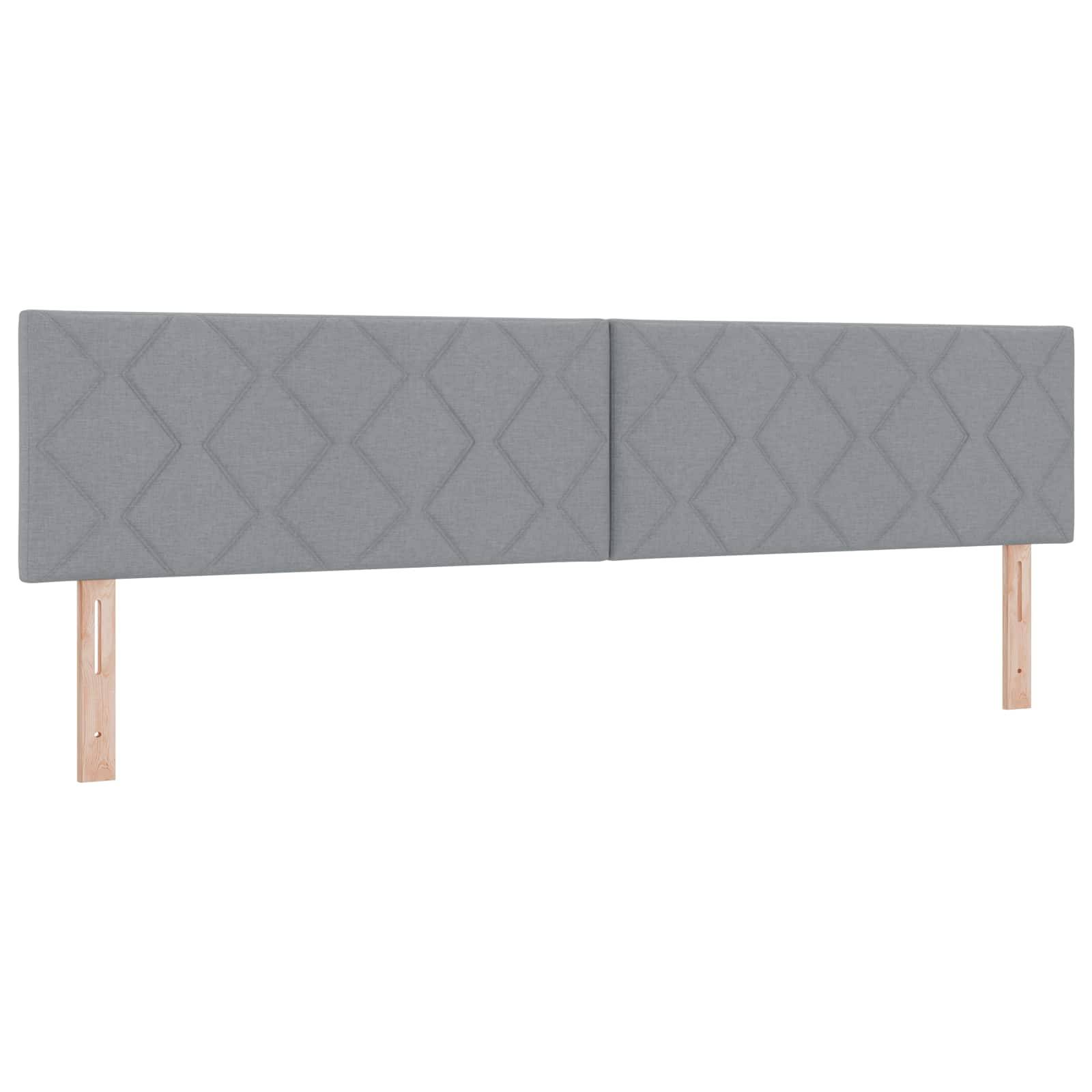 vidaXL Aufbewahrungsbett mit Matratze Hellgrau 200 x 200 cm Samt