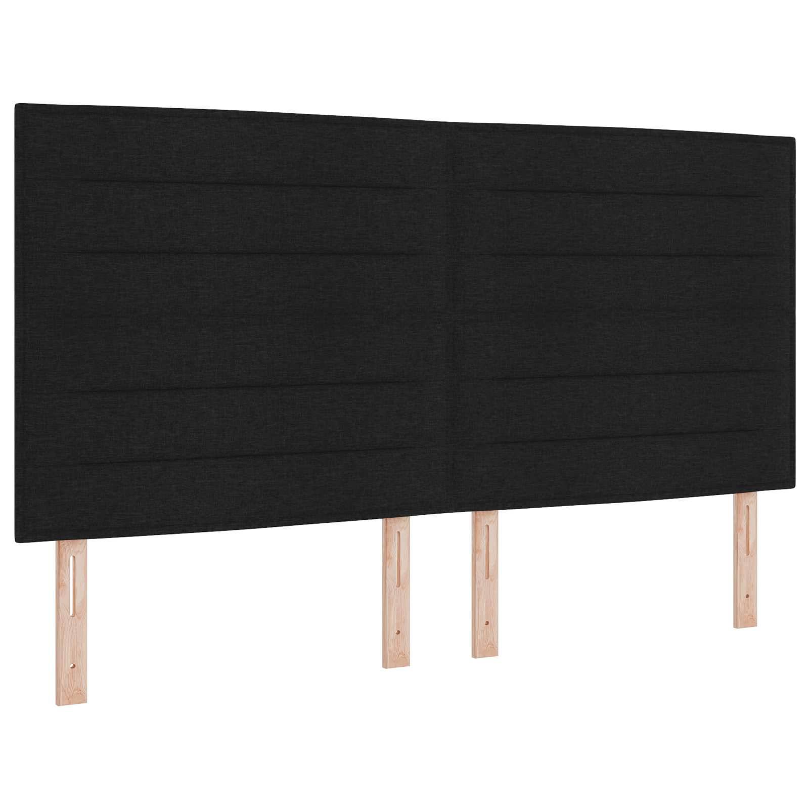 vidaXL Aufbewahrungsbett mit Matratze Schwarz 180 x 200 cm Samt