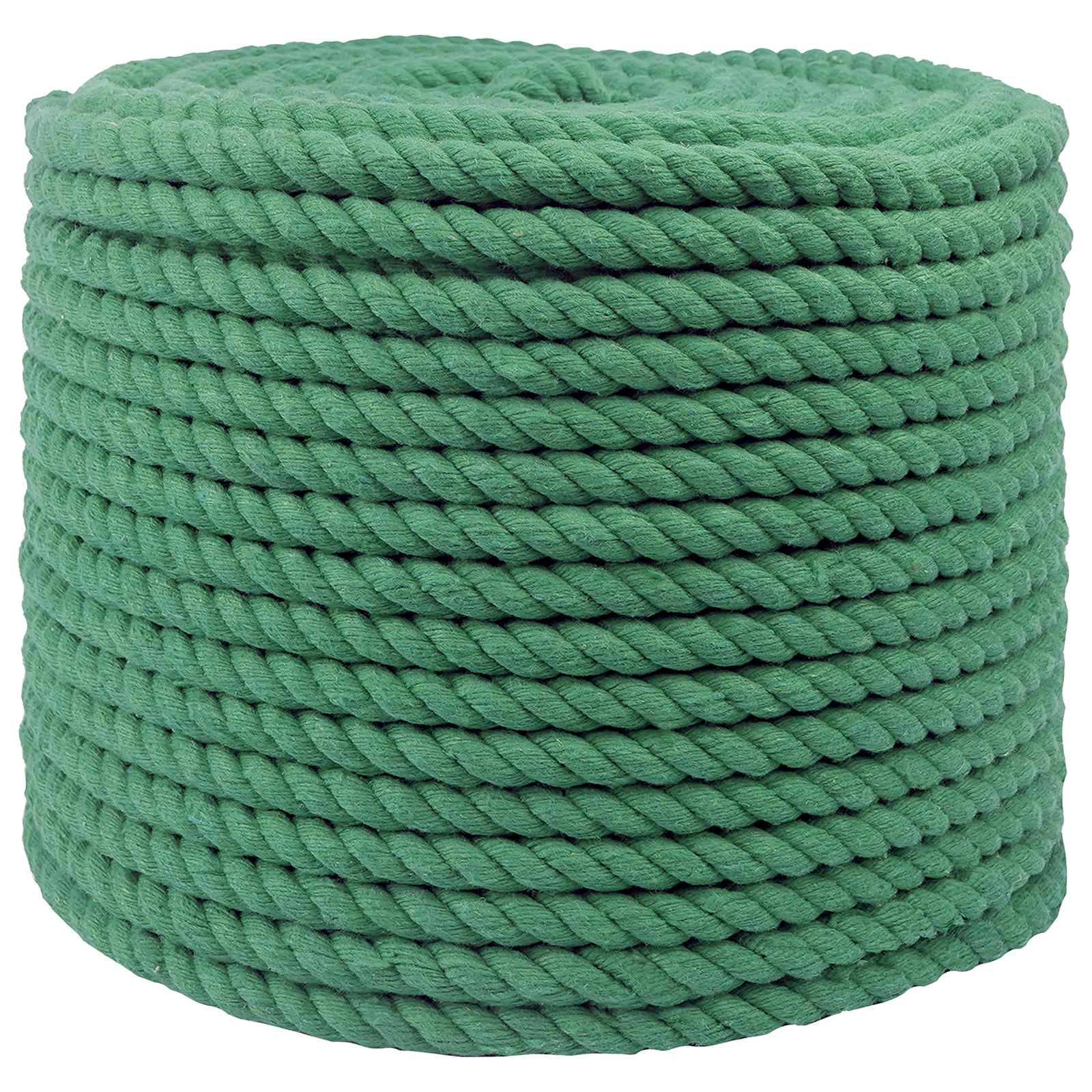 vidaXL Seil Grün 1,4 x 1,4 x 5000 cm Baumwolle