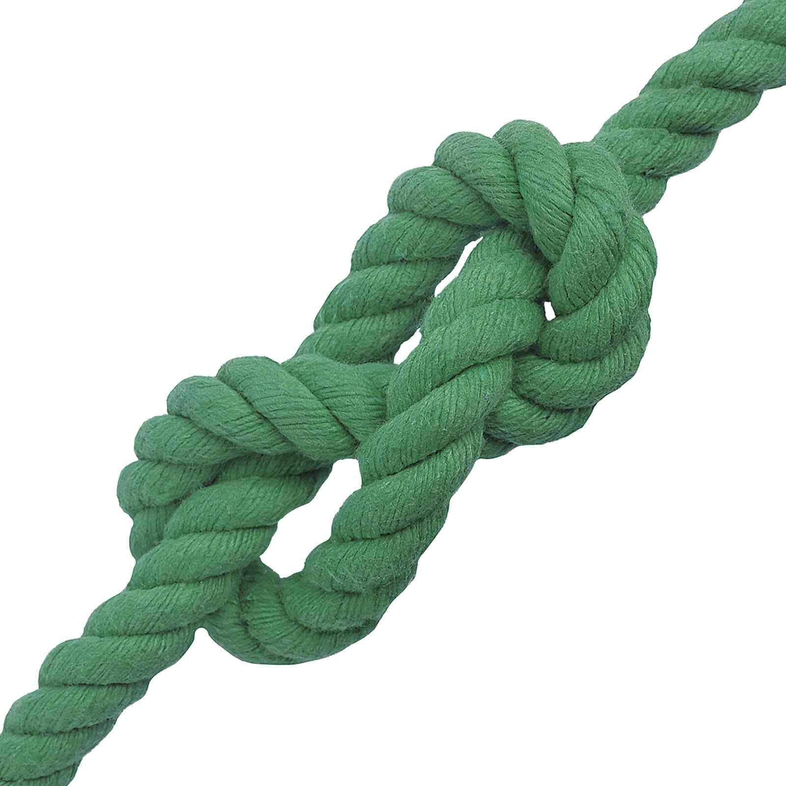 vidaXL Seil Grün 2 x 2 x 2500 cm Baumwolle