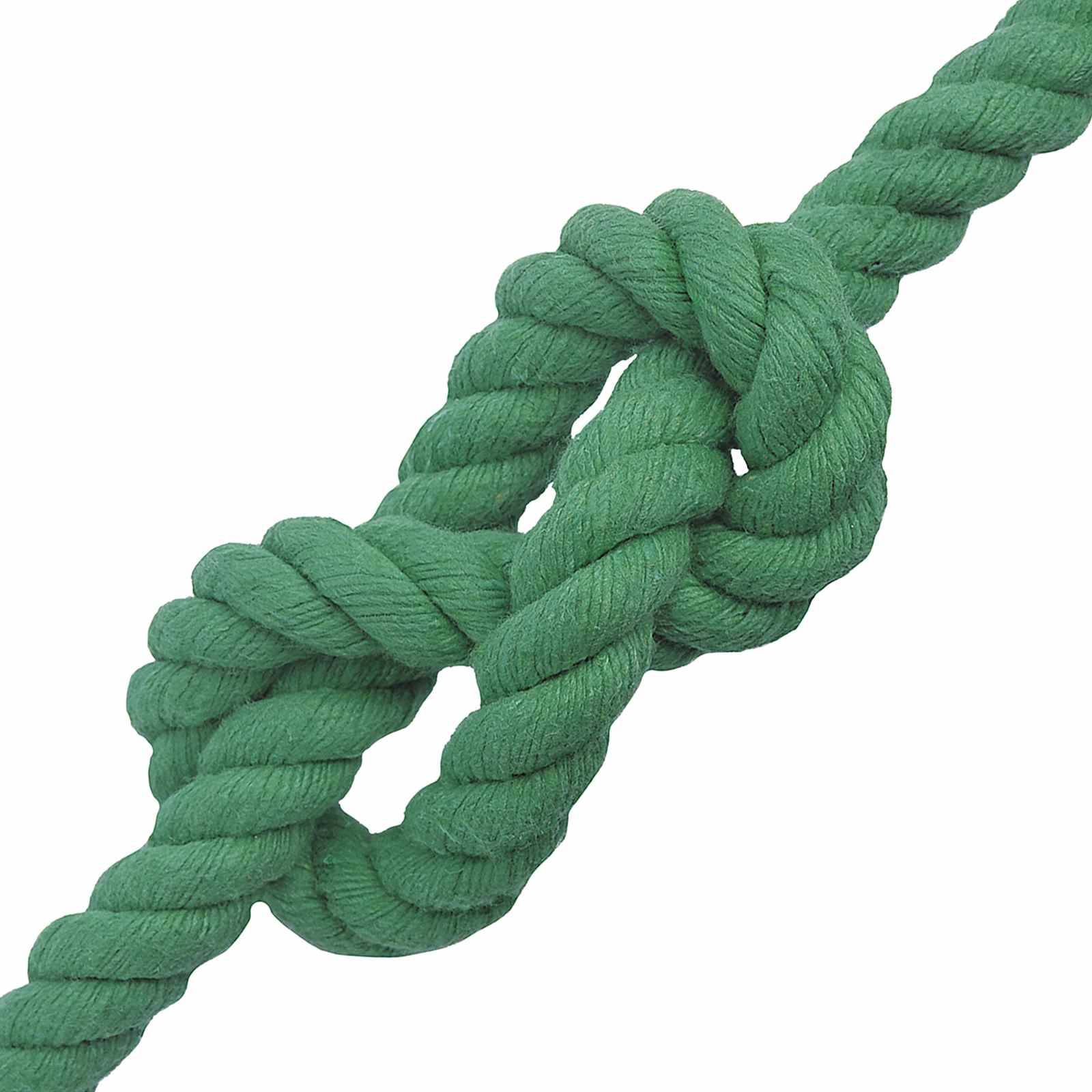 vidaXL Seil Grün 2,4 x 2,4 x 2500 cm Baumwolle