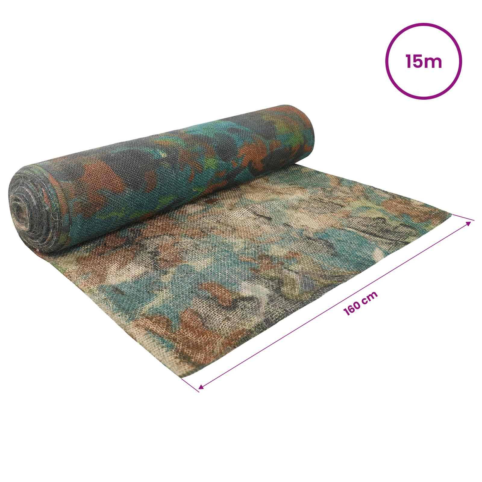 vidaXL Juterolle Tarnung 160 x 1500 cm