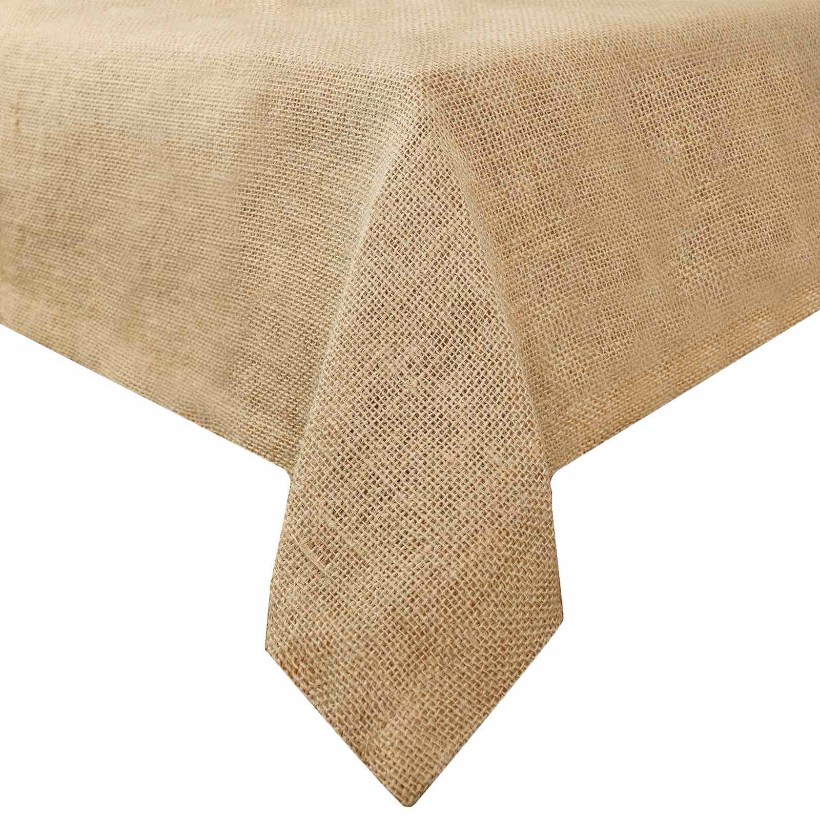 vidaXL Jute-Tischdecke Natur 140 x 240 cm 100% Tossa-Jute