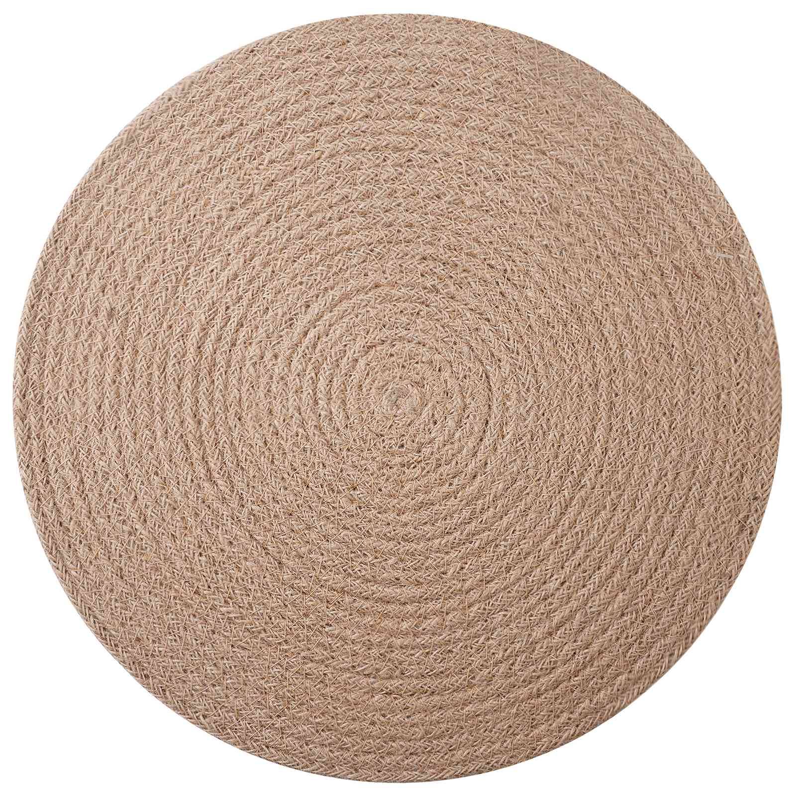 vidaXL Jute-Untersetzer 4 pcs Natur Ø 30 cm 100% Tossa-Jute