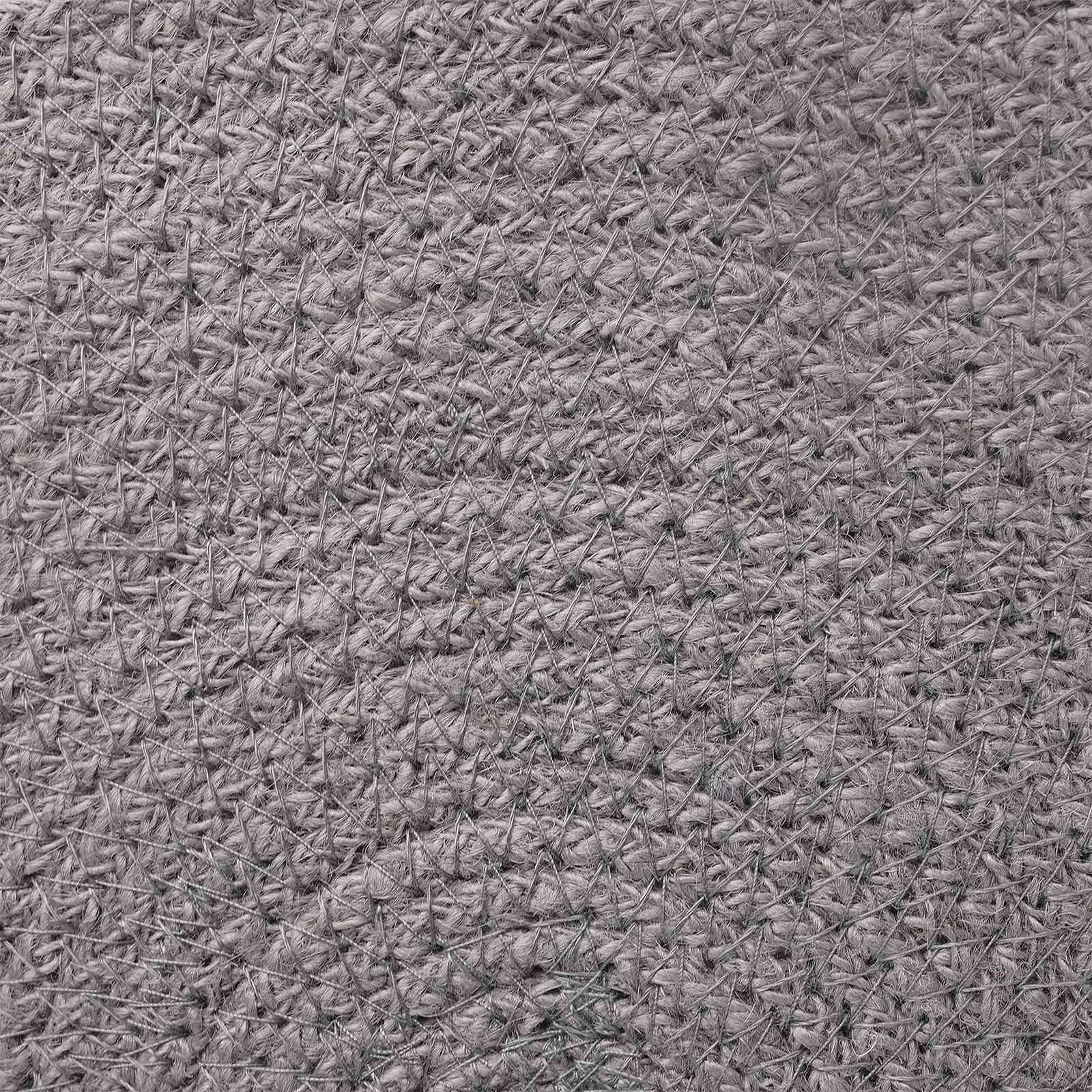 vidaXL Jute-Untersetzer 4 pcs Grau Ø 30 cm 100% Tossa-Jute