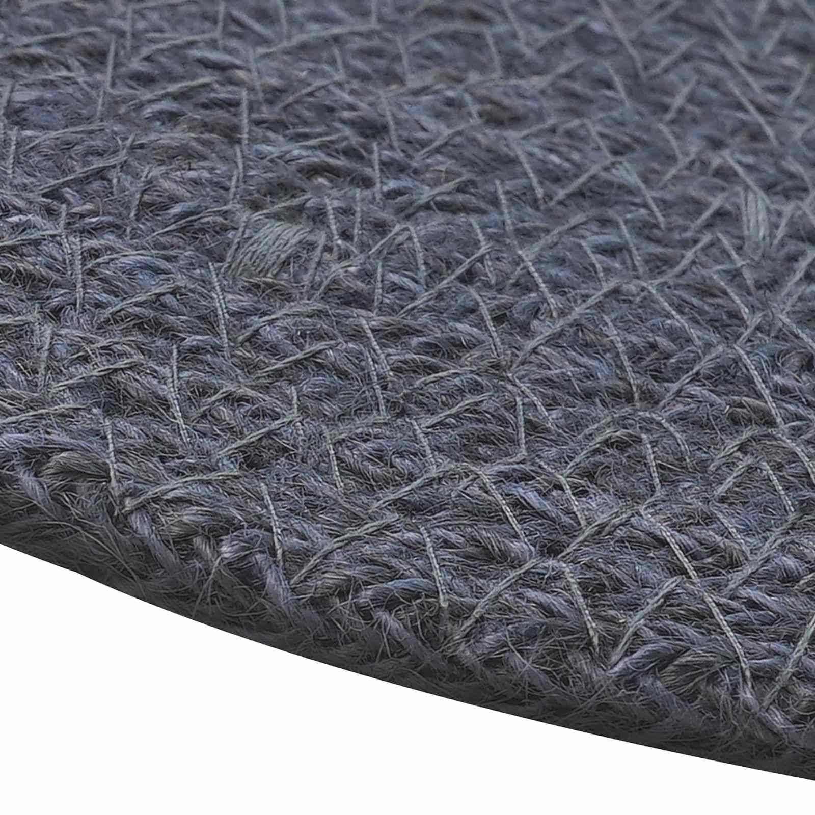 vidaXL Jute-Untersetzer 4 pcs Dunkelgrau Ø 30 cm 100% Tossa-Jute