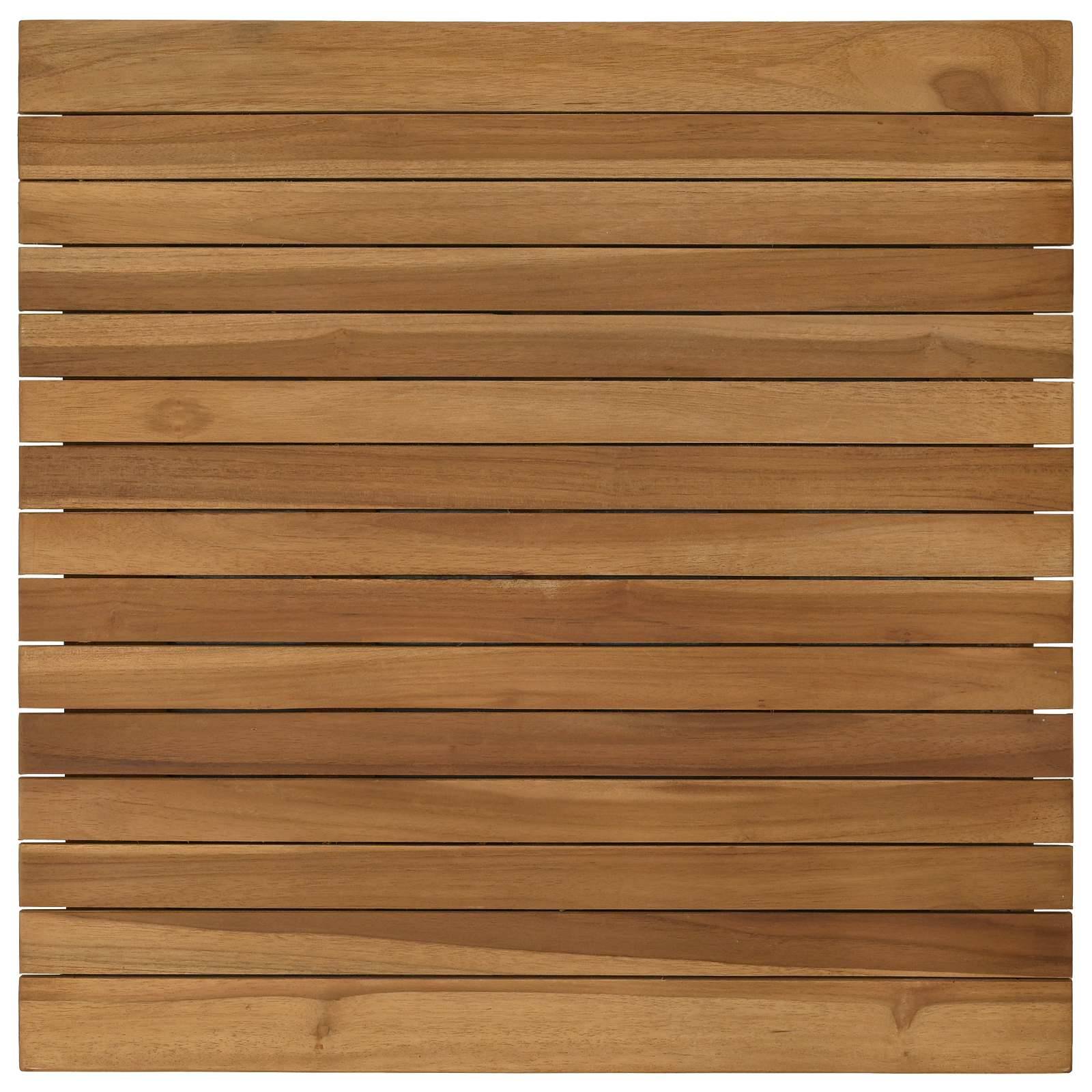 vidaXL Tischplatte 60 x 60 x 3,5 cm Quadratisch Massives Teakholz