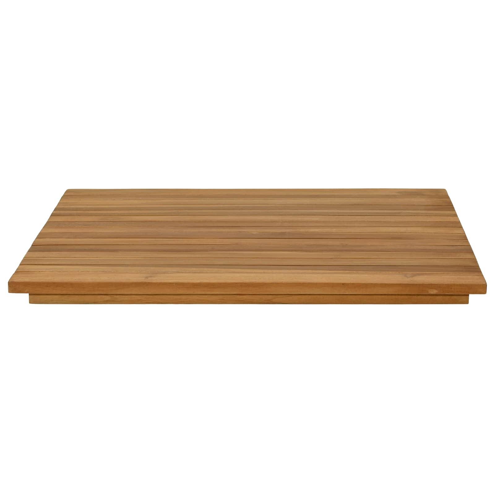 vidaXL Tischplatte 60 x 60 x 3,5 cm Quadratisch Massives Teakholz