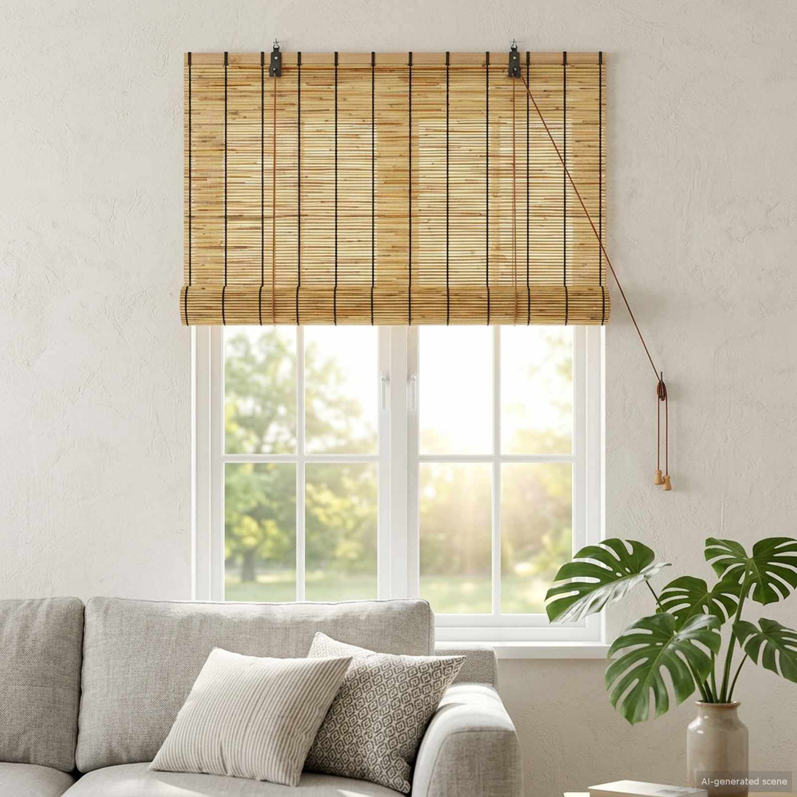vidaXL Rollo Natur 80 x 160 cm Schilf