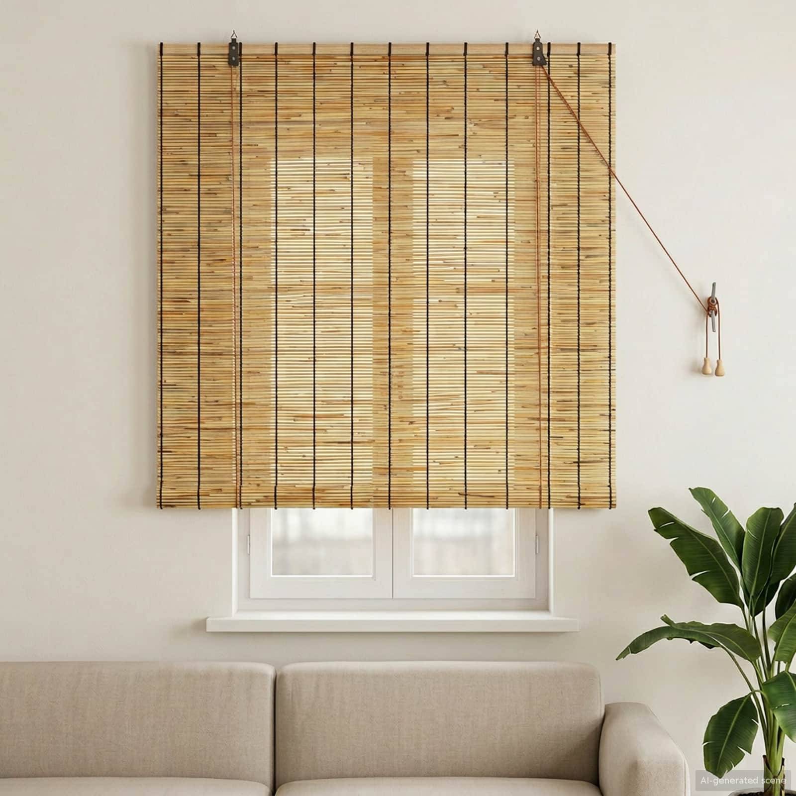 vidaXL Rollo Natur 120 x 160 cm Schilf