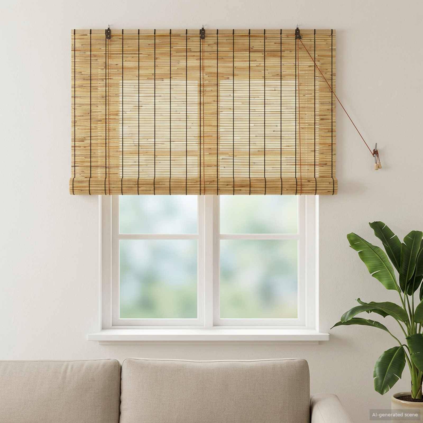 vidaXL Rollo Natur 140 x 160 cm Schilf